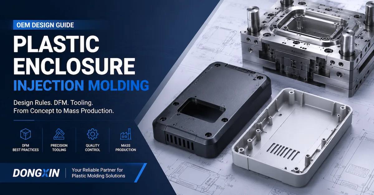 Plastic Enclosure Injection Molding: OEM Design Guide for Electronics Housings