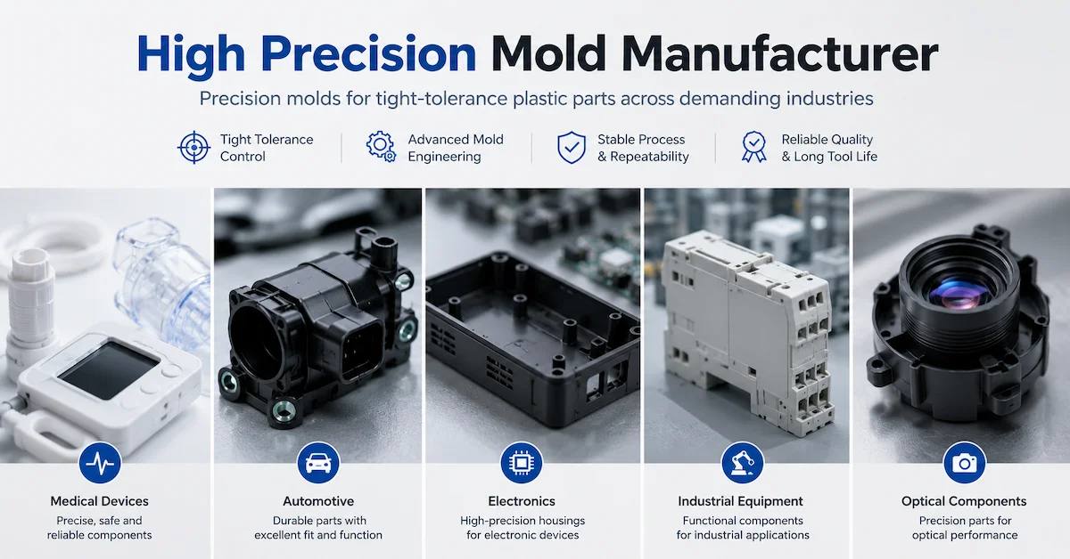 High Precision Mold Manufacturer: Engineering Guide for Tight-Tolerance Plastic Parts