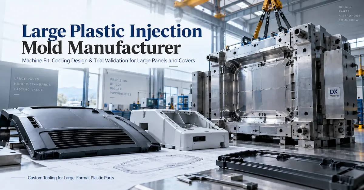 Large Plastic Injection Mold Manufacturer: Machine Fit and Warpage Checks for Panels and Covers