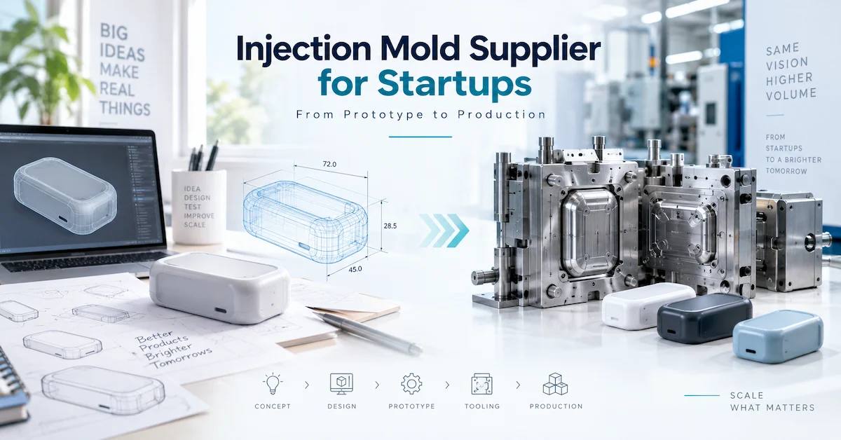 Injection Mold Supplier for Startups: How to Move From Prototype to Production Without Overtooling
