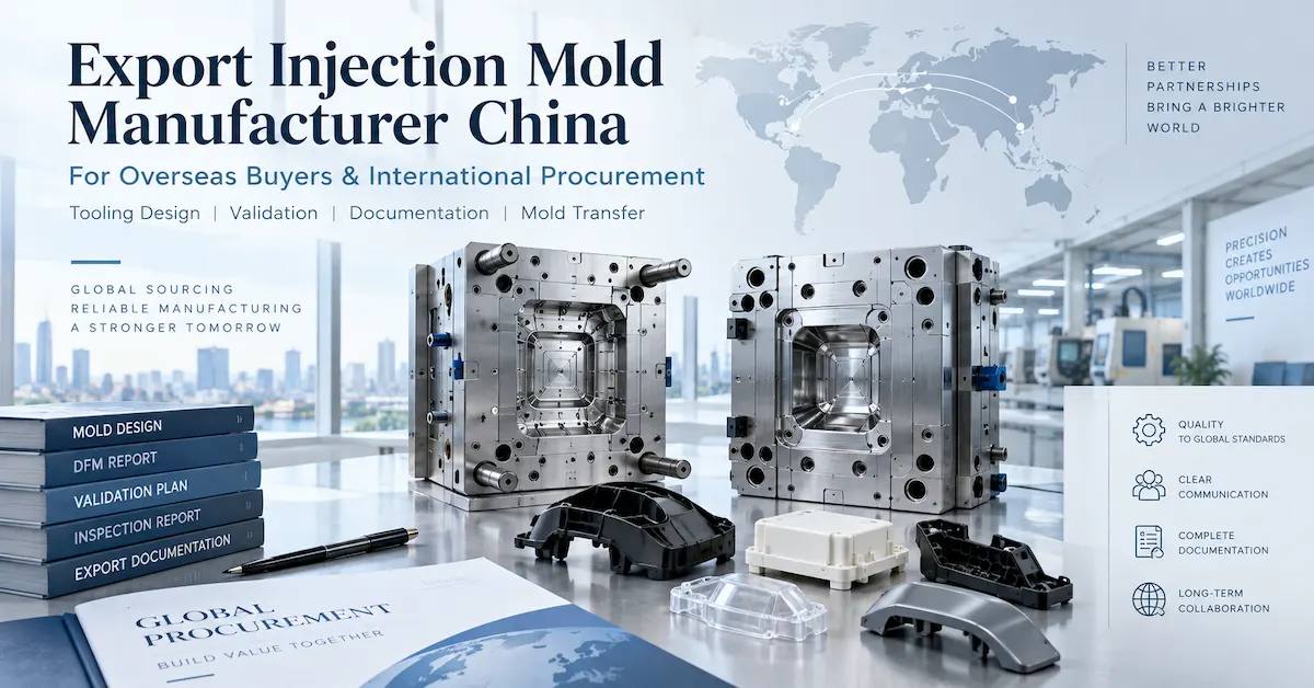 Export Injection Mold Manufacturer Guide: Documents, Acceptance and Shipping