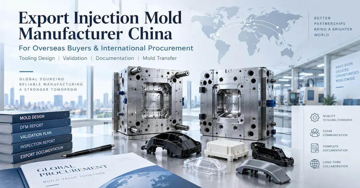 Export Injection Mold Manufacturer Guide: Documents, Acceptance and Shipping