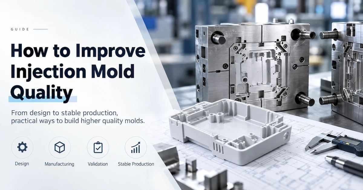 How to Improve Injection Mold Quality: 12 Control Points From DFM to Stable Production