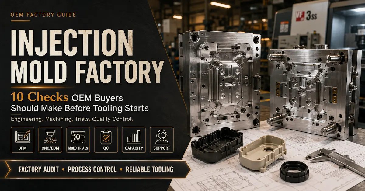 Injection Mold Factory Audit: 10 Checks OEM Buyers Should Make Before Tooling Starts