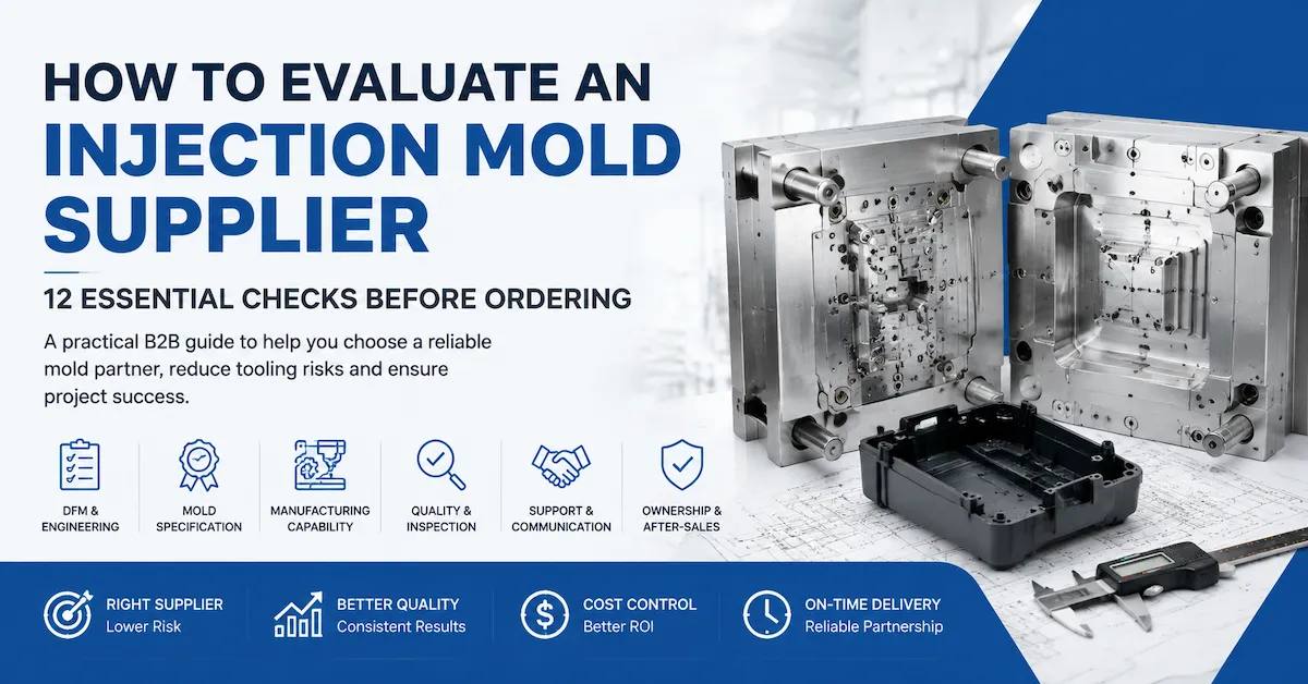 How to Evaluate an Injection Mold Supplier Before Ordering