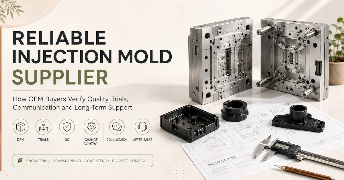 Reliable Injection Mold Supplier: 9 Proof Points Before Long-Term OEM Cooperation