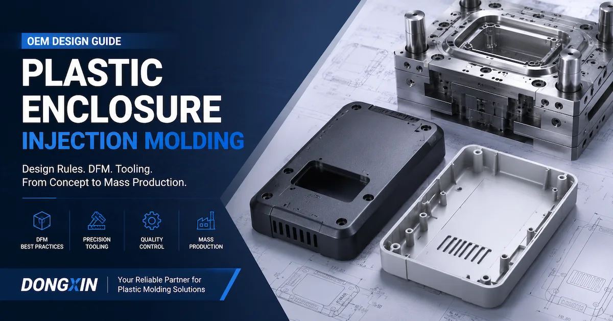 Plastic Enclosure Injection Molding: OEM Design Guide for Electronics Housings