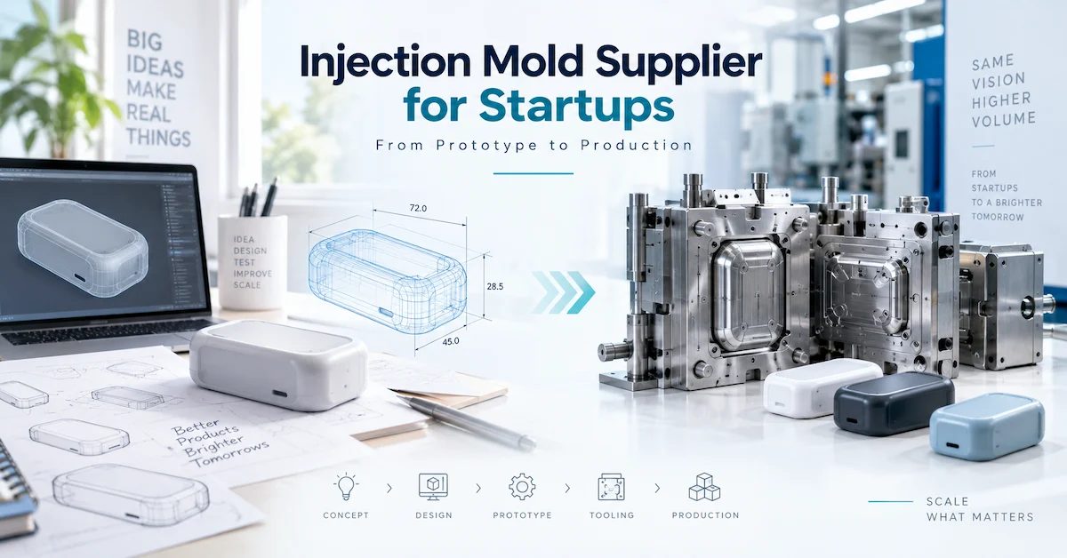 Injection Mold Supplier for Startups: How to Move From Prototype to Production Without Overtooling
