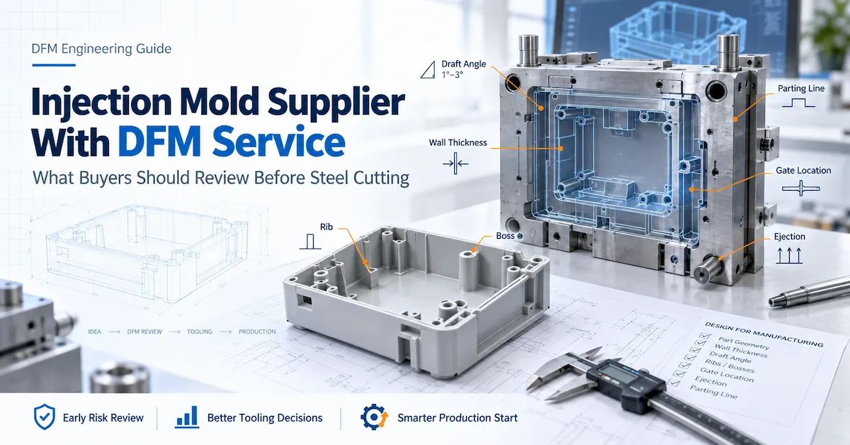 Injection Mold Supplier With DFM Service: What Buyers Should Review Before Steel Cutting